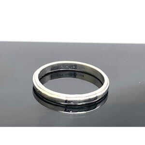 Platinum Wedding Band 2.65mm Wide Estate Jewelry Women's Ring Size 7.75